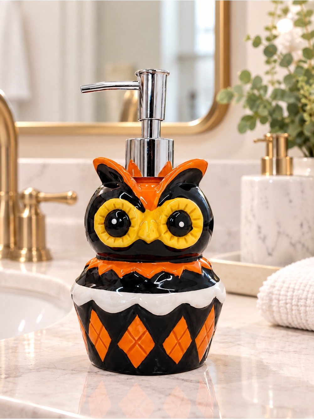 New Johanna Parker owl soap dispenser